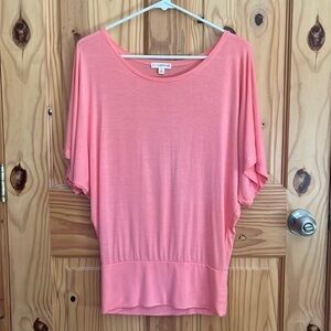 ZENANA Outfitters Pink Flowy Top